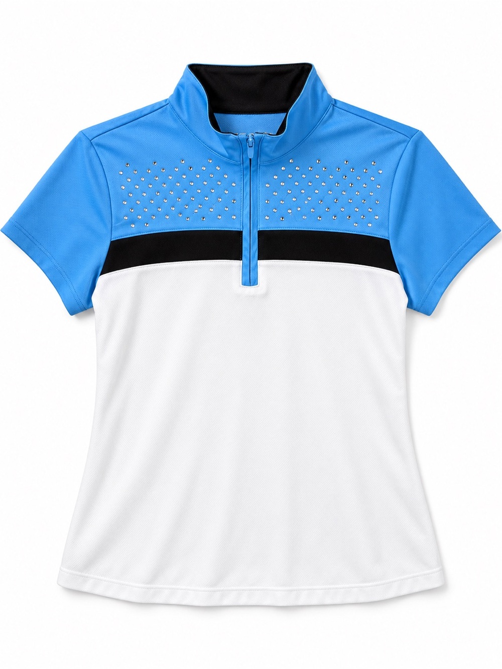 IZOD PerformX Cool FX Rhinestone Quarter-Zip Golf Top | Small